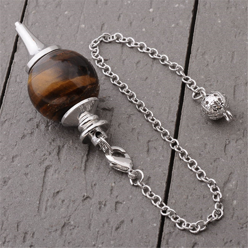 Pink Crystal Pendulum Pendant Spiritual Decoration Car Hanging Crystal Pendant Jewelry
