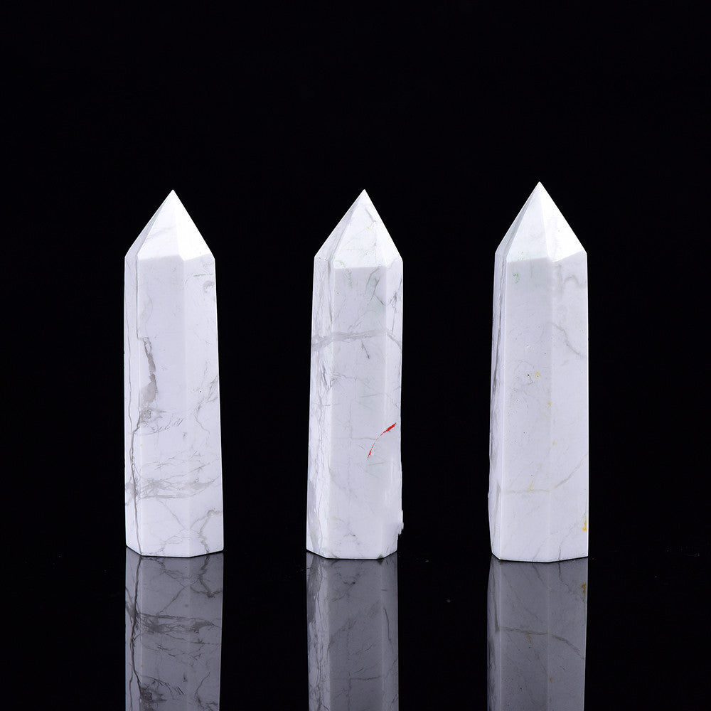 Decorative Degaussing Spiritual Repair Six-sided Single-pointed Column Ornaments