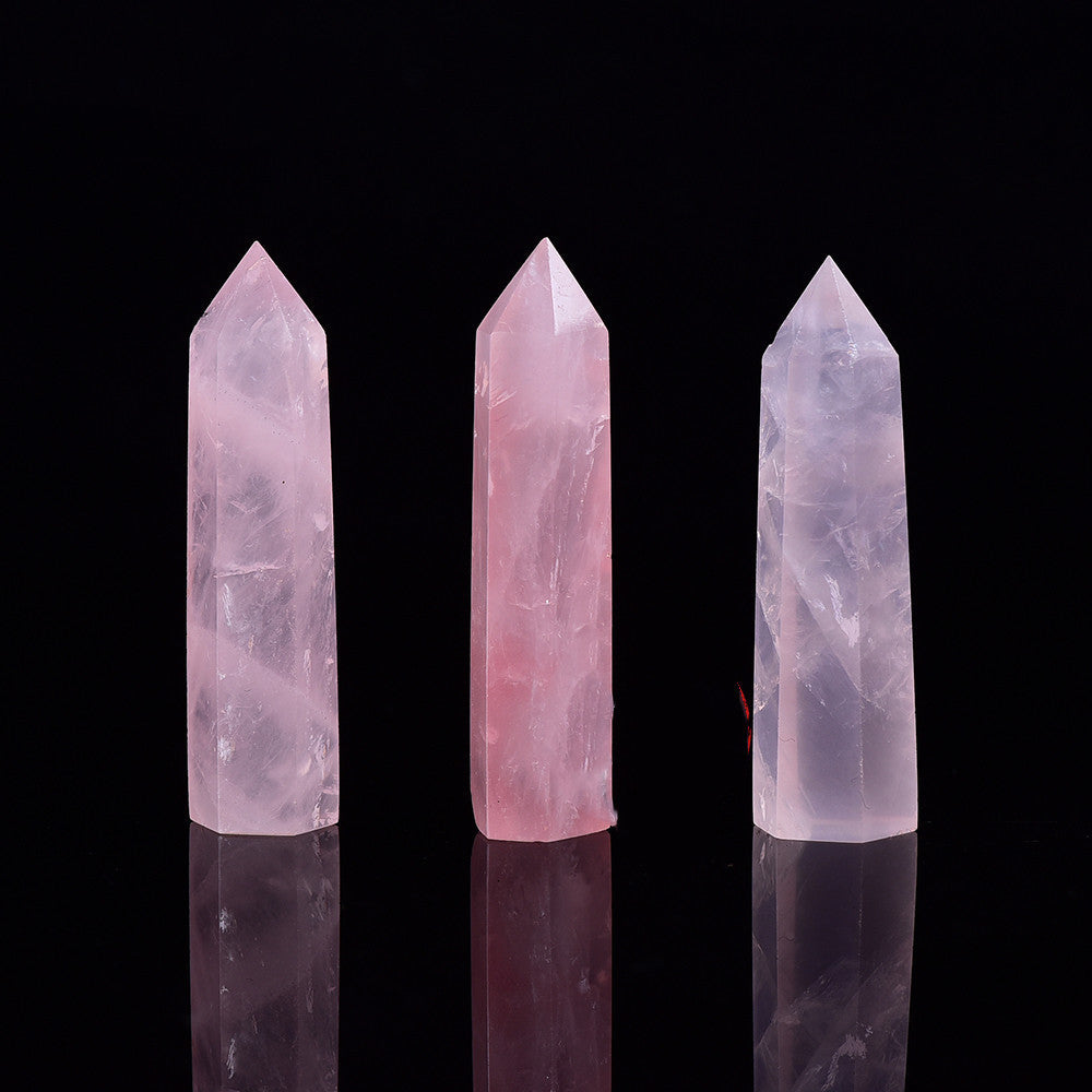 Decorative Degaussing Spiritual Repair Six-sided Single-pointed Column Ornaments